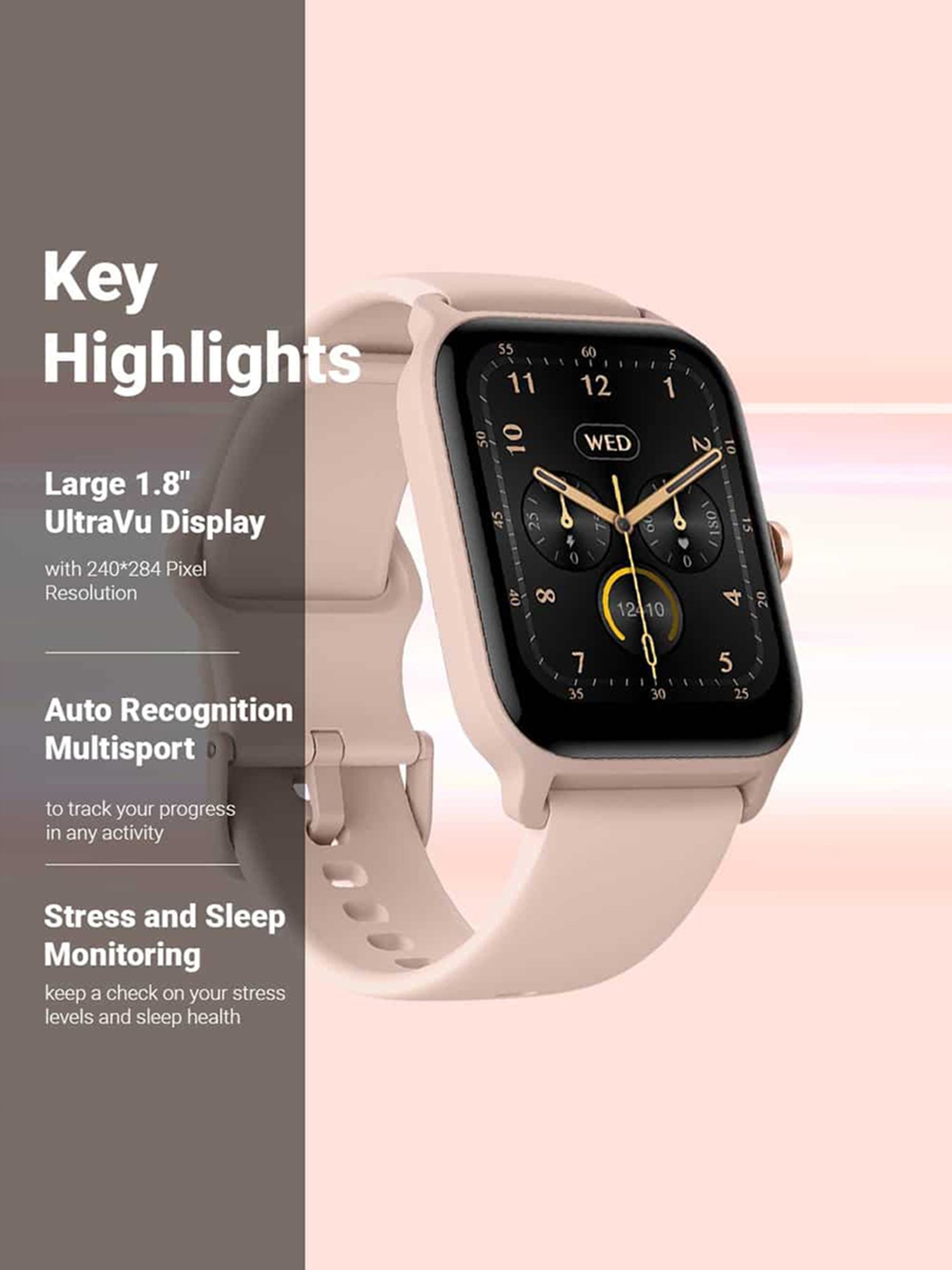 I Kall W1 Smartwatch (Black)