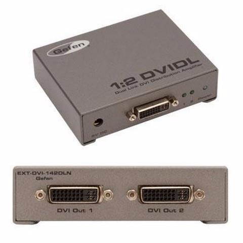 1x2 DVI Dl Splitter - EXT-DVI-142DLN