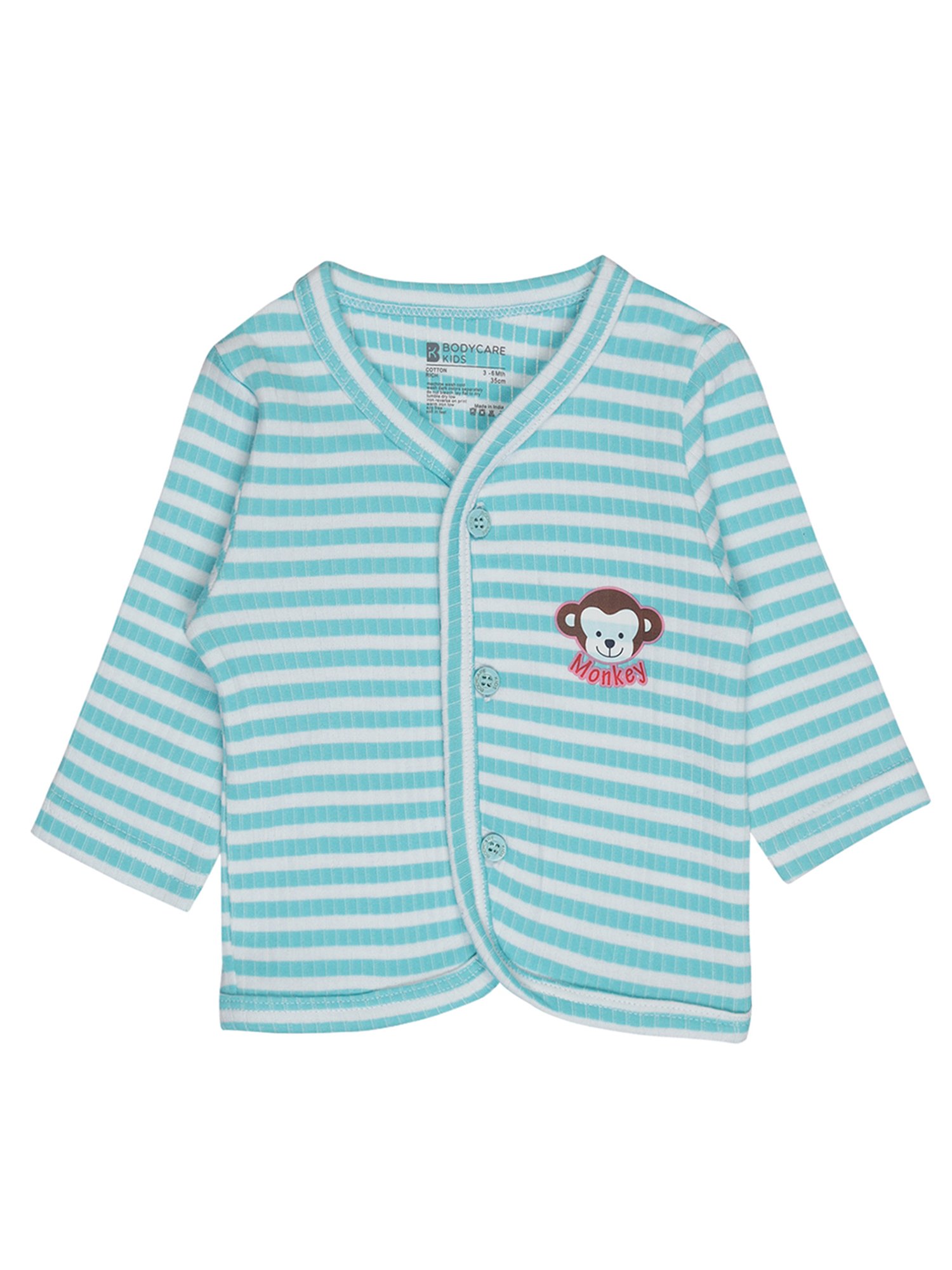 Bodycare Kids Assorted Striped Full Sleeves T-Shirt with Pants