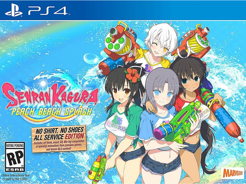 Senran Kagura Peach Beach Splash - No Shirt, No Shoes, All Service Edition - PlayStation 4