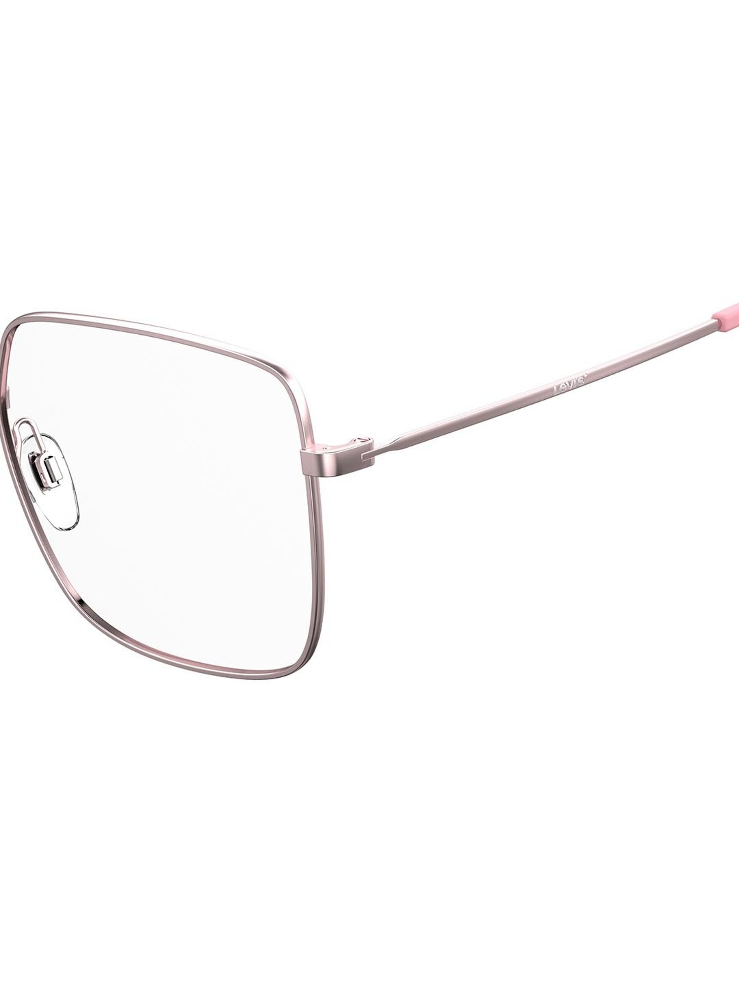 Levi's Pink Square Eye Frames for Women