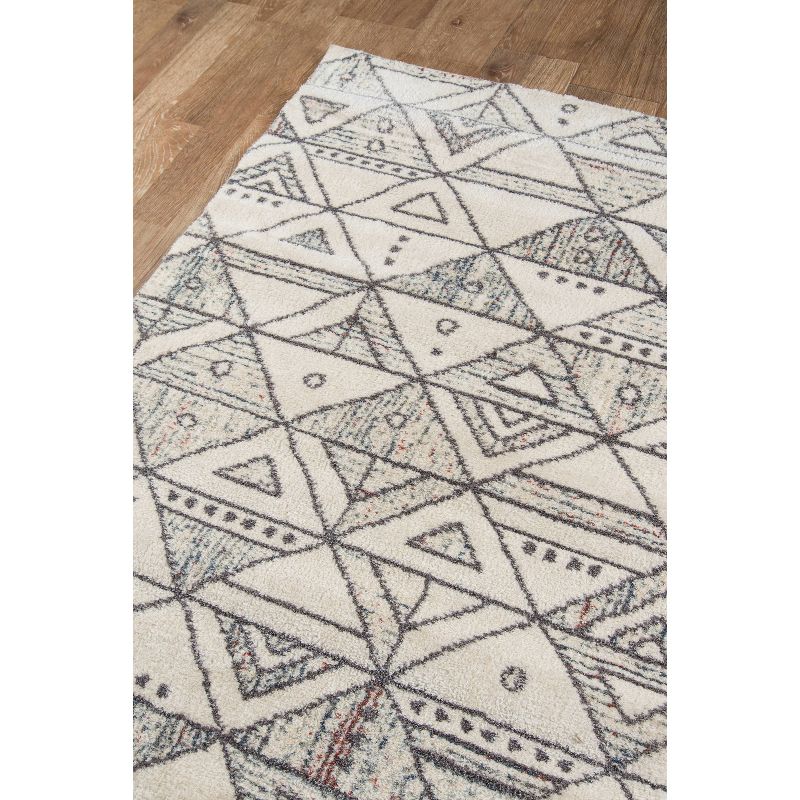 9'3"x12'6" Lima Mori Area Rug Ivory - Momeni