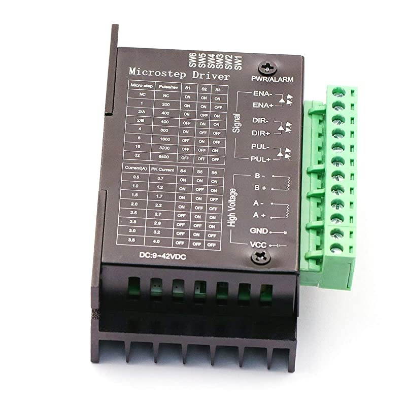 4A 942V Stepper Motor Driver CNC Controller32 Subdivision Upgrade tb6600 for 2 or 4 Phase of Stepper Motor 42 57 86 Random Pattern