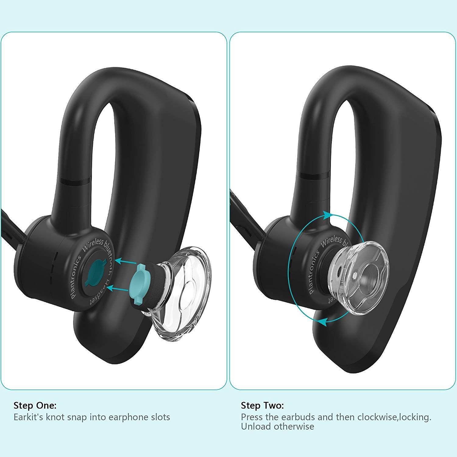 Wiki VALLEY Earphone Kits Replacement for Voyager Legend,Headphone Eartips Earbuds Gels for Plantronics Voyager Legend Bluetooth Headset(Small Size)-3 Pack