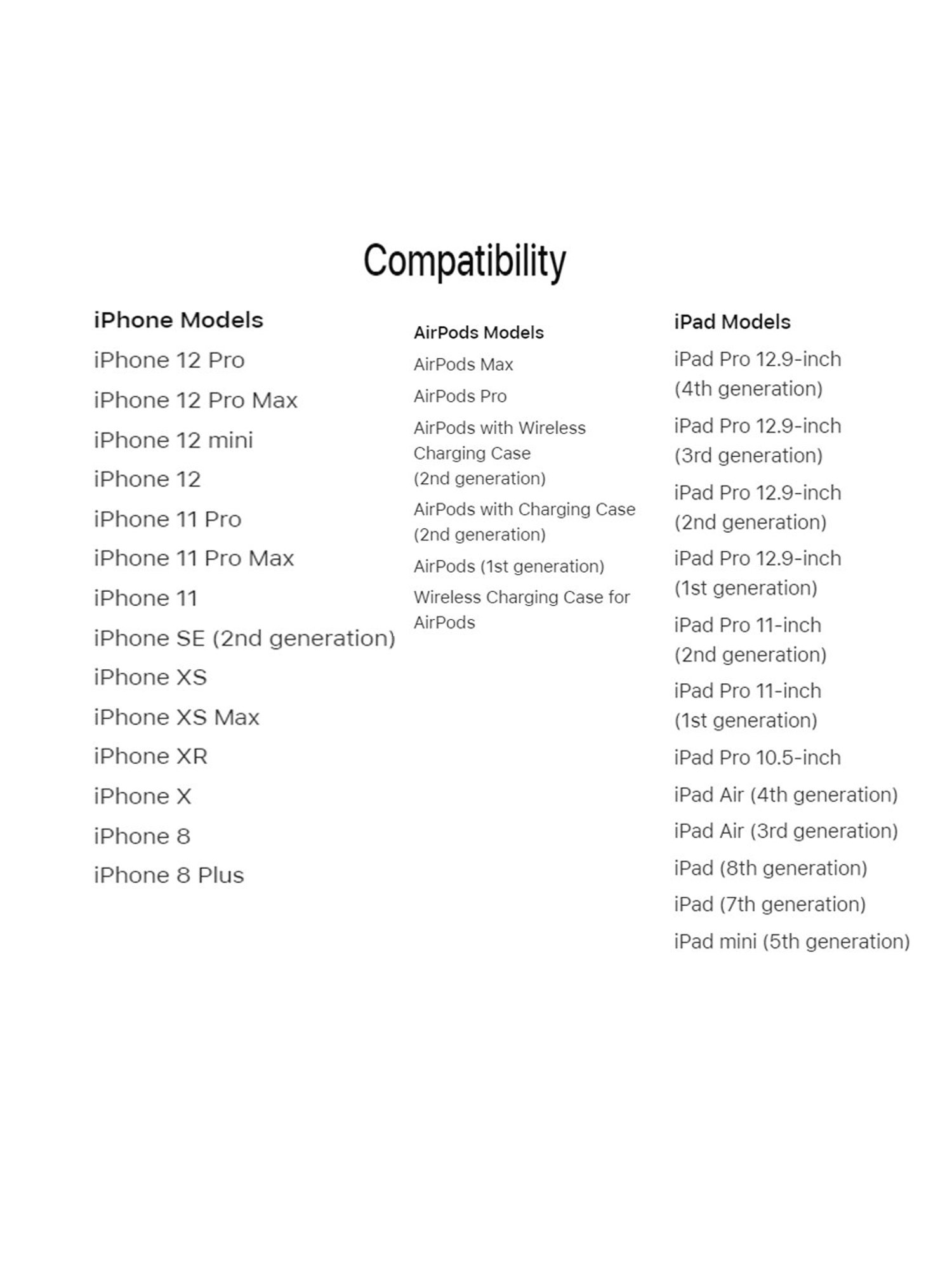 Apple MHJD3HN/A 20W USB-C Power Adapter, White (for iPhone, iPad & AirPods)