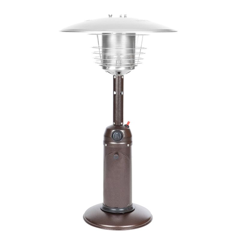 Hammer Tone Bronze Finish Table Top Patio Heater - Fire Sense
