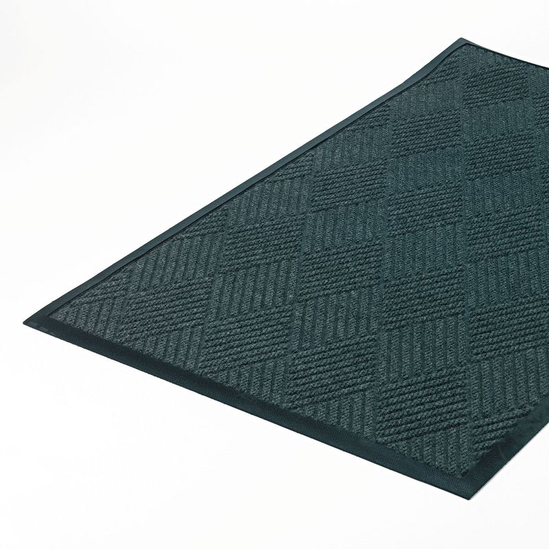 2'10"x4'10" Rectangle Solid Floor Mat Gray - Crown