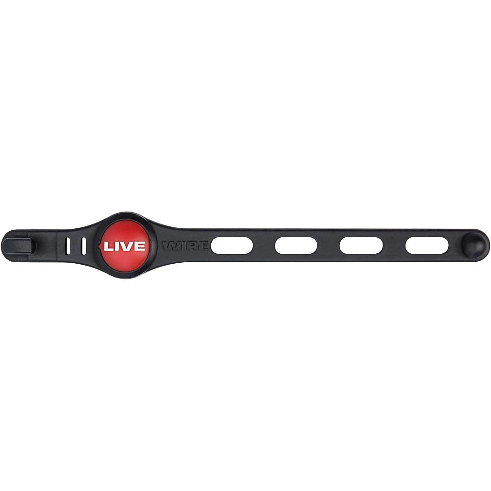 Livewire Essential Rubber Cable Strap 2-Pack Black