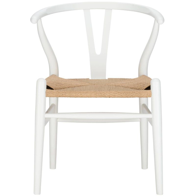 Set of 2 Alexa Weave Chair White - Poly & Bark