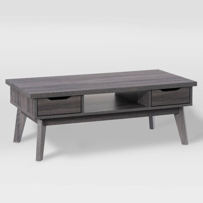 Hollywood Coffee Table Dark Gray - CorLiving
