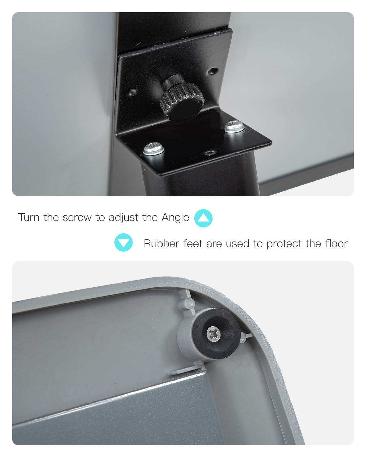 Sign Stand Base Sign Holder Standing Pedestal Poster Stand 11x17 Inch Curved Menu Advertising Sign Stand Display Both Vertical & Horizontal View Aluminum Snap Open Frame Sign Stand