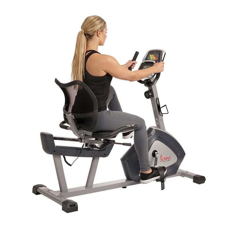 Sunny Health & Fitness Endurance Zone Training Recumbent Bike