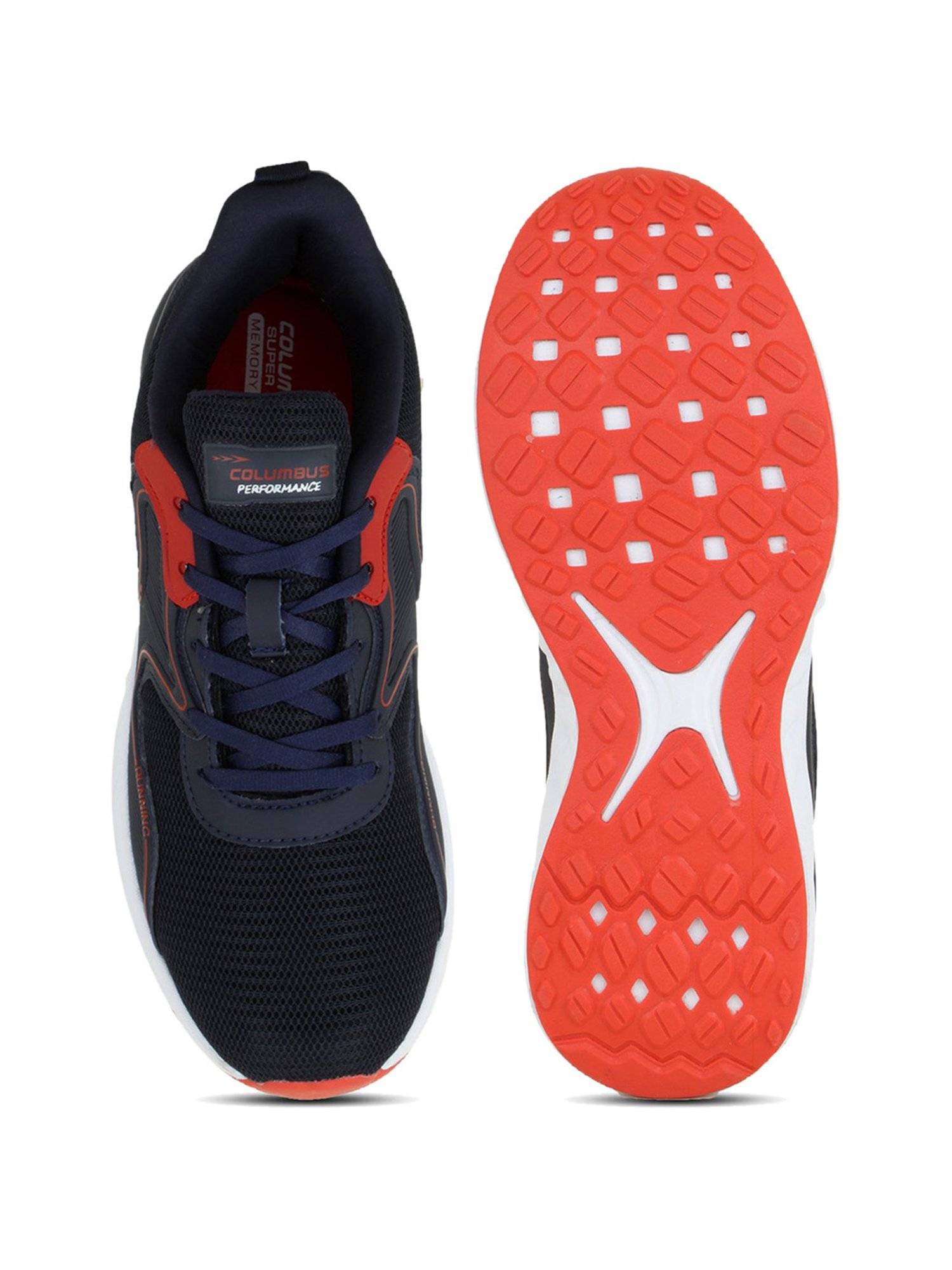 Columbus Men's Navy Running Shoes