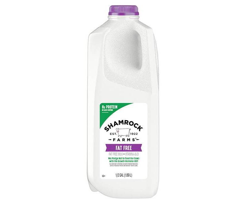 Shamrock Farms Skim Milk - 0.5gal