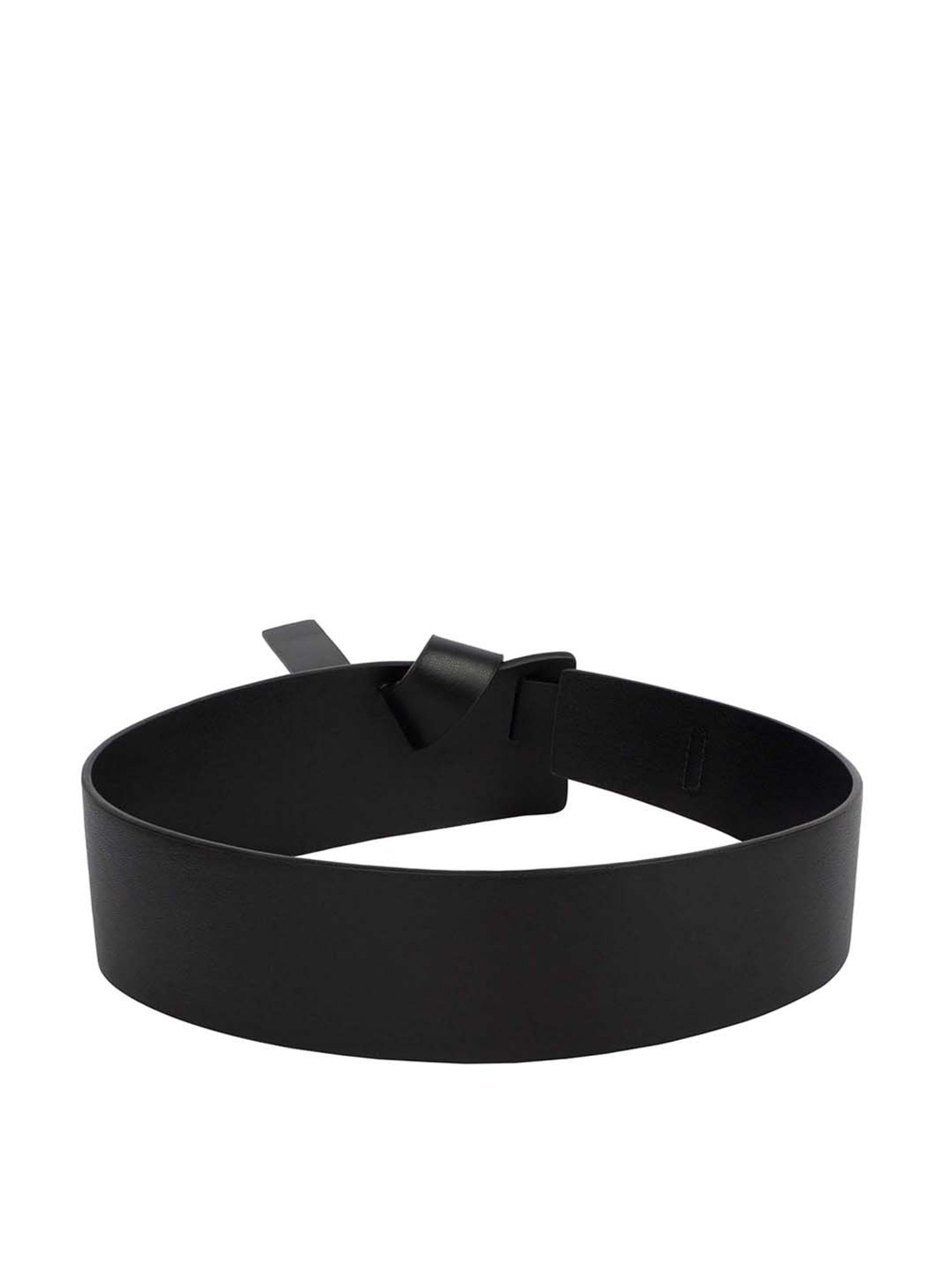 Crusset Black PU Waist Belt for Women