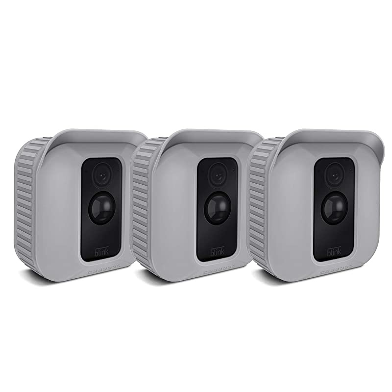 Silicone Skin for Blink XT2XT Camera 3 Pack Premium Silicone UV Weather Resistant Protective and Camouflaged Case Cover for Blink XT2 amp XT Home Security Indoor Outdoor Camera Gray