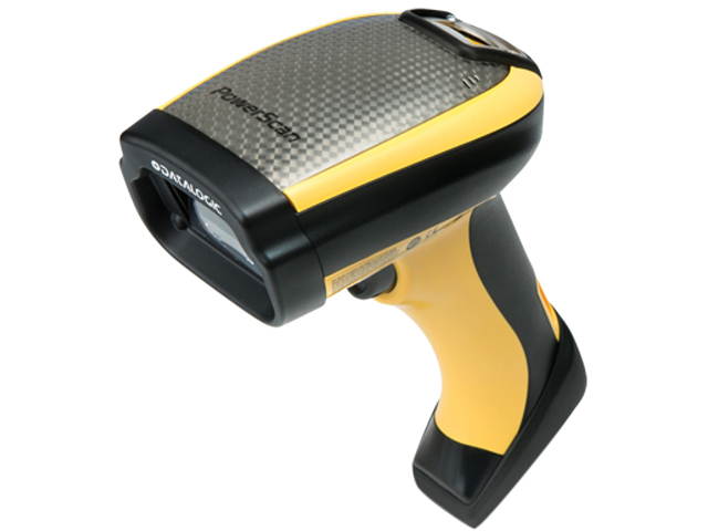 Datalogic PowerScan PM9501 Handheld Barcode Scanner - Wireless Connectivity - Yellow, Black - 1D, 2D - Imager