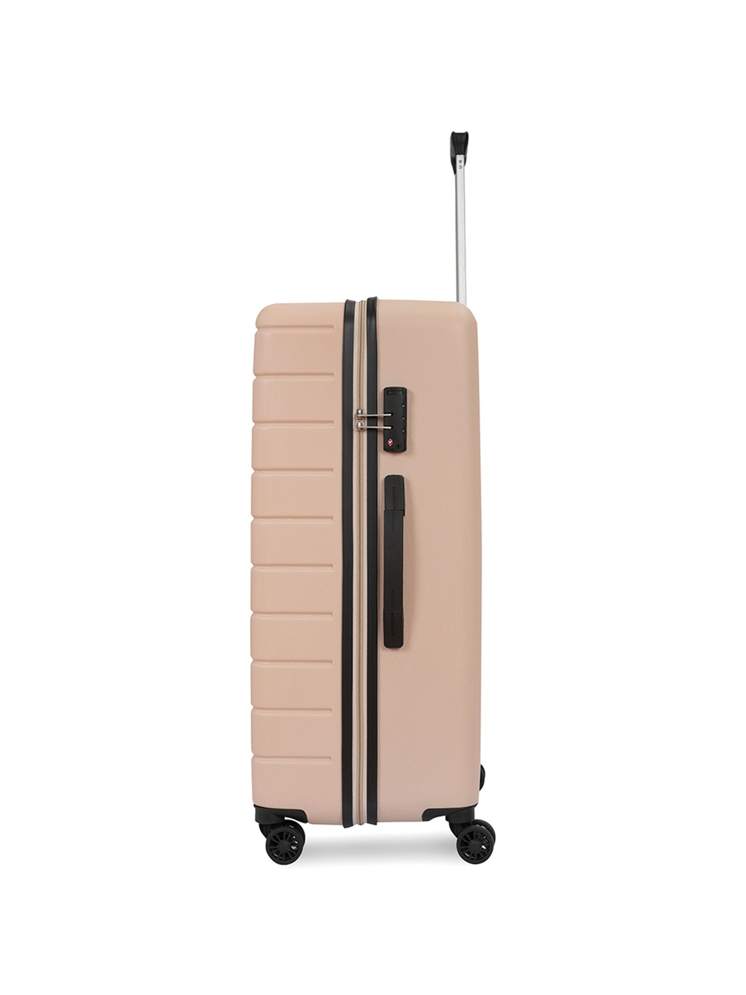 Aeropostale Stout Beige Textured Hard Large Trolley Bag - 30 cm