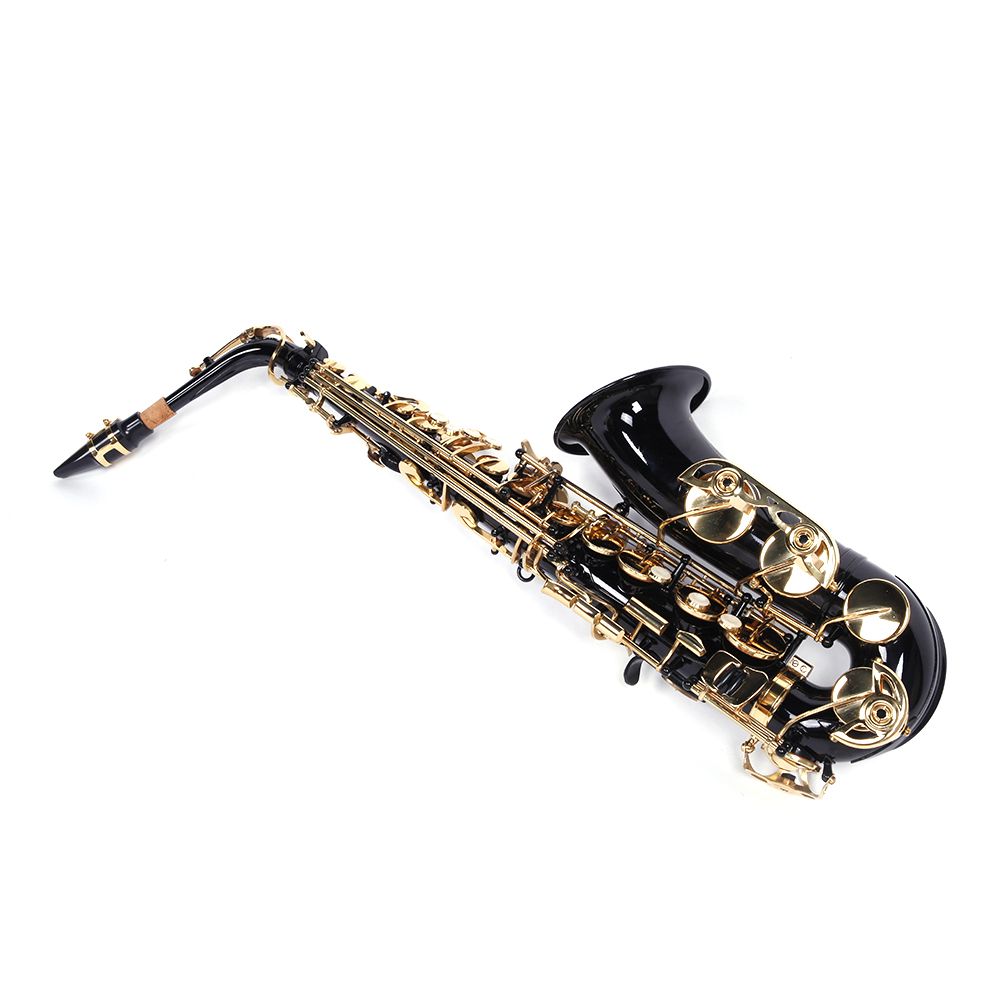 New High Grade Alto Bb Saxophone Sax with Case Accessories for Beginner Black