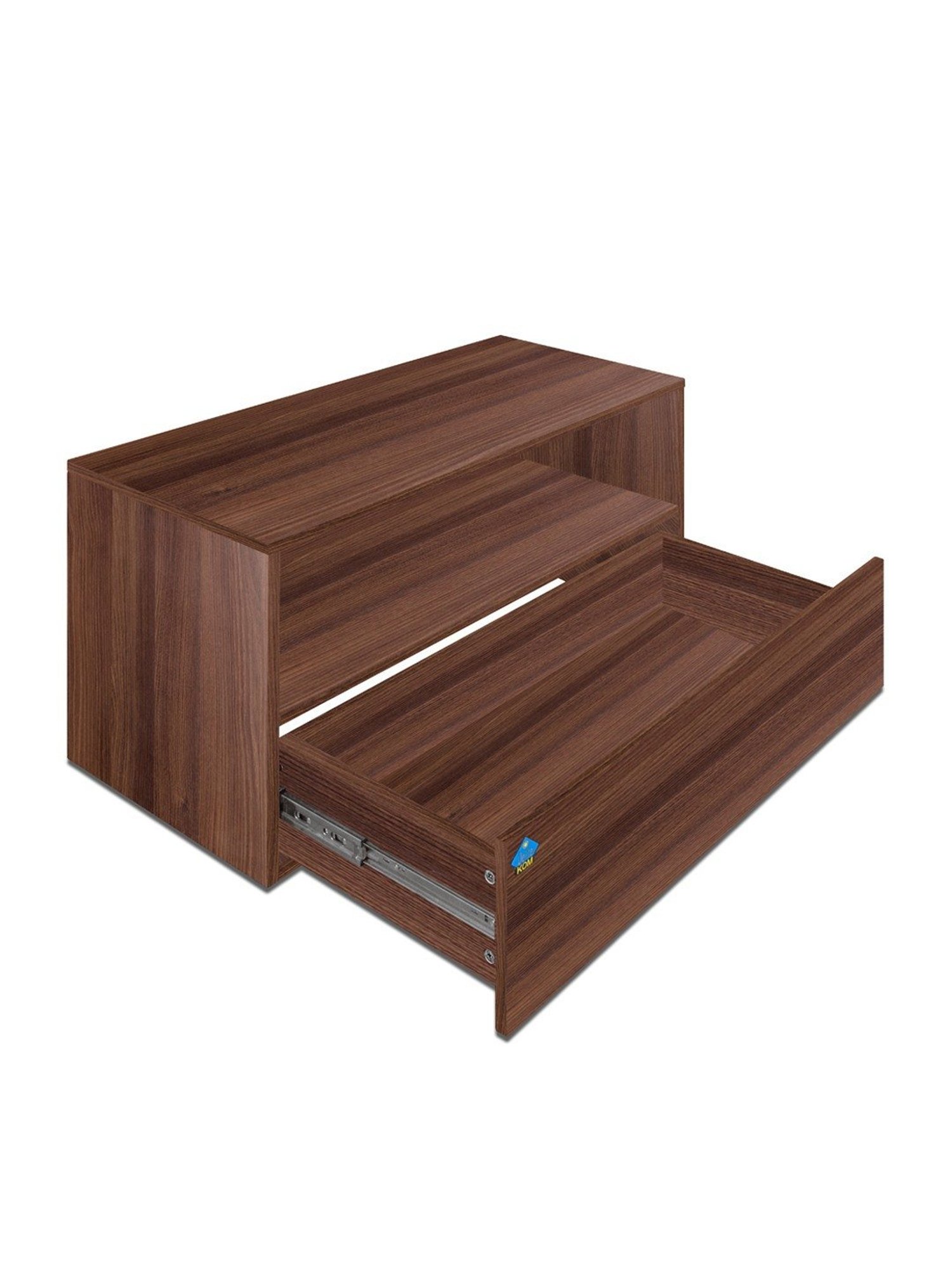 Delite Kom Blush Acacia Dark Engineered Wood Coffee Table