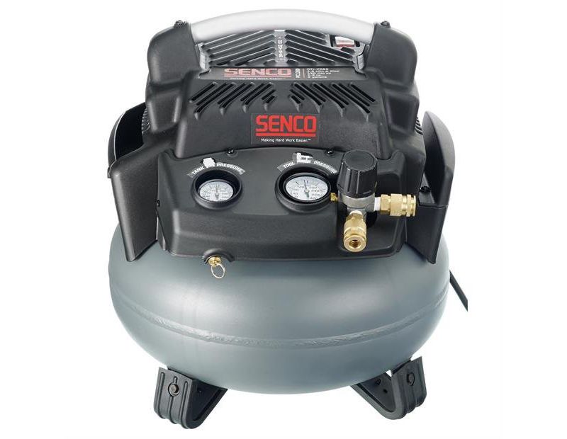 SENCO PC1280 1.5 HP 6 Gallon Oil-Free Pancake Air Compressor