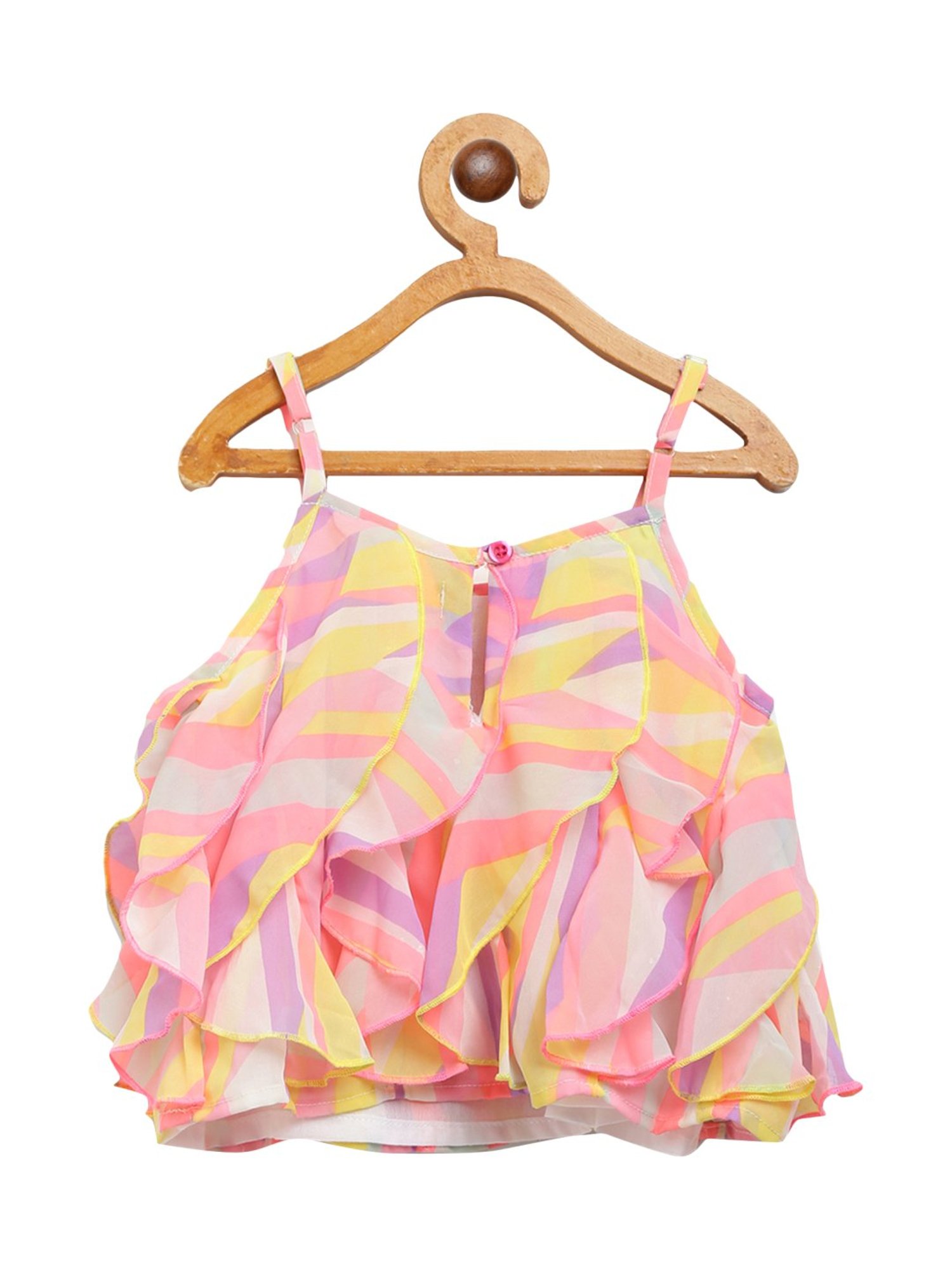 Nauti Nati Kids Multicolor Printed Top & Shorts Set