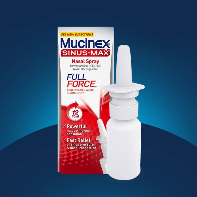 Mucinex Sinus-Max Full Force Nasal Decongestant Spray - 0.75 fl oz