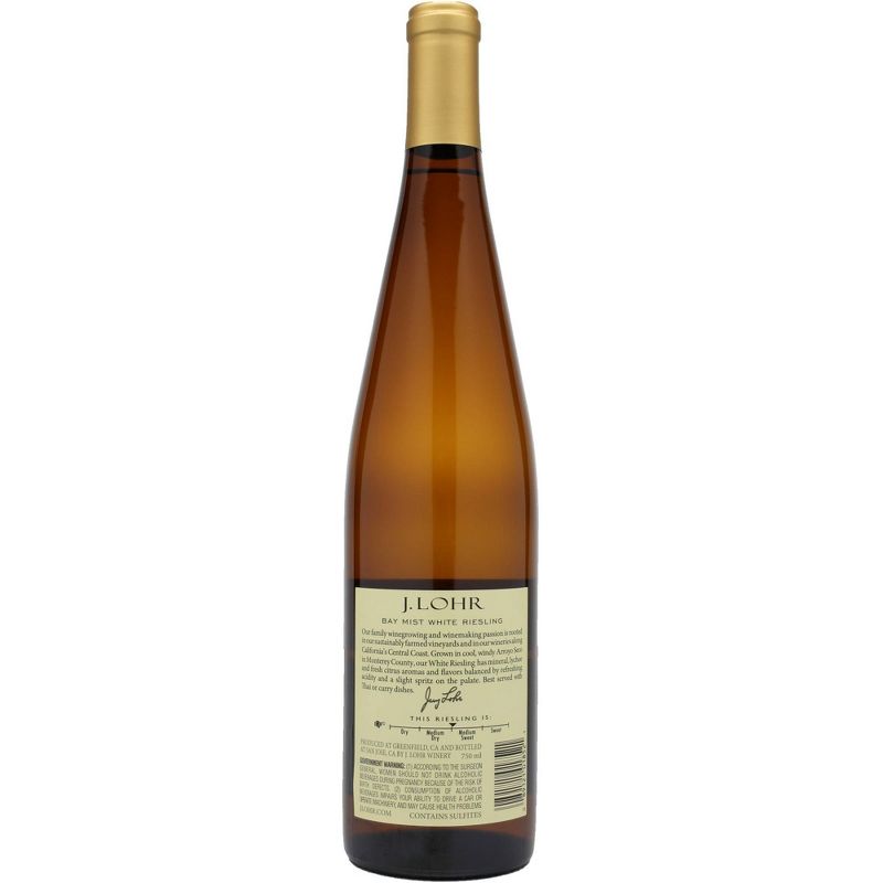 J Lohr Bay Mist Riesling White Wine - 750ml Bottle