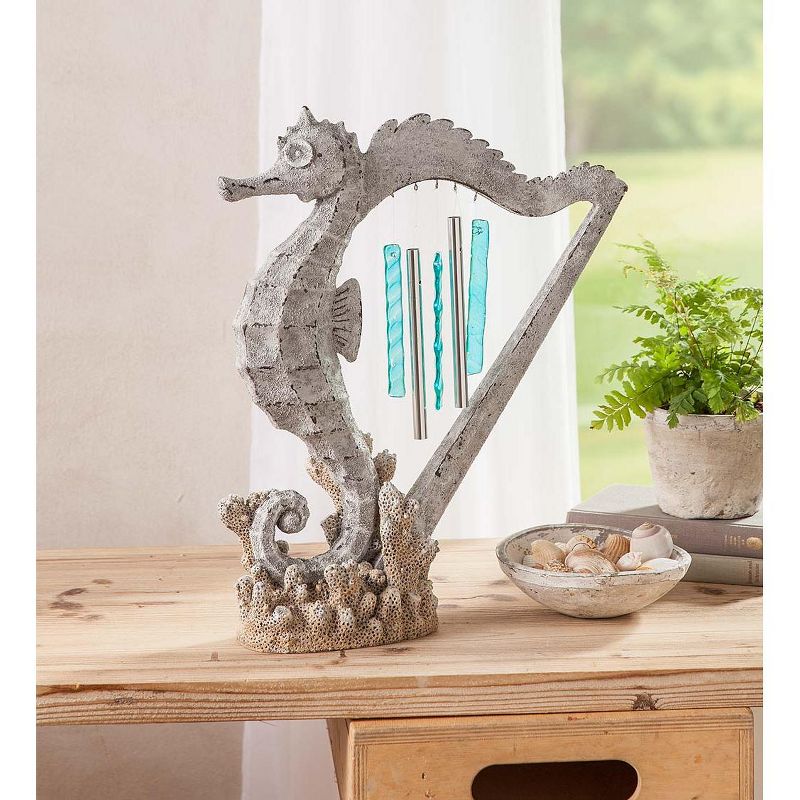 30"H Wood Wind Chime - Olivia & May