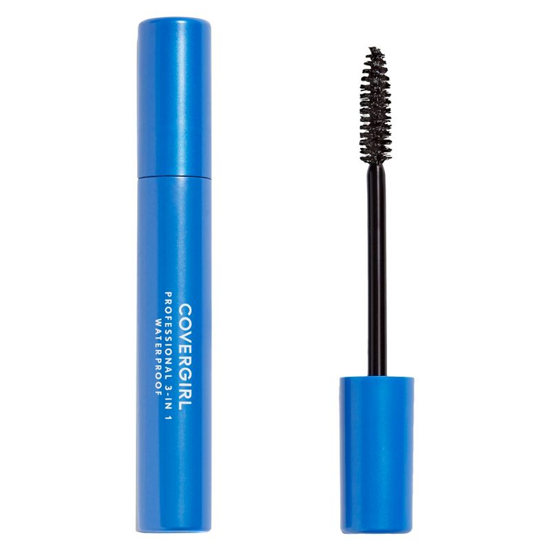 COVERGIRL Professional 3-in-1 Waterproof Mascara - 225 Very Black - 0.3 fl oz