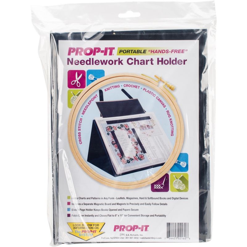 PROP-IT Portable Crochet & Knitting Pattern Holder