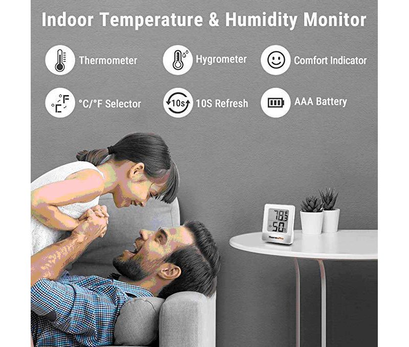 ThermoPro TP49 Digital Indoor Hygrometer Thermometer Humidity Monitor