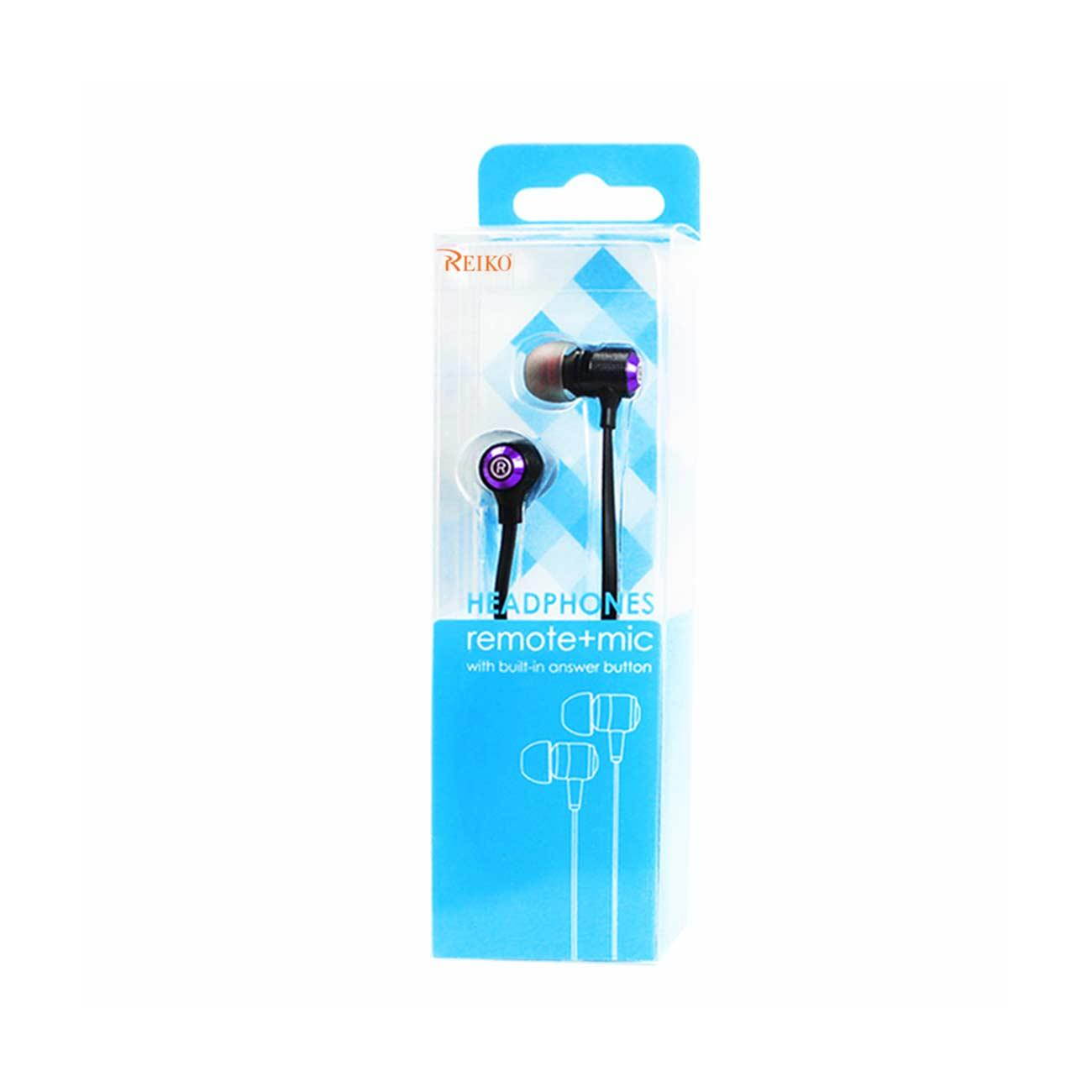 Reiko Flat Cable Bass Earphone With Mic