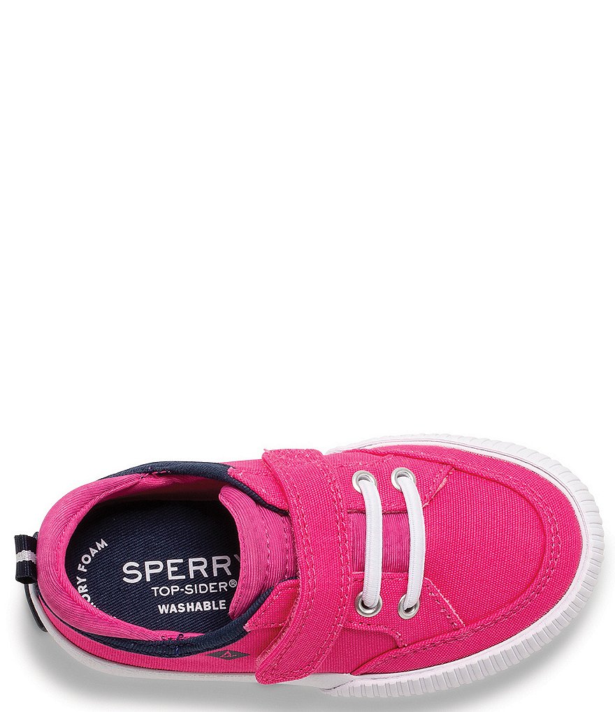 Sperry Girl's Covetide Jr Washable Canvas Sneakers (Toddler)