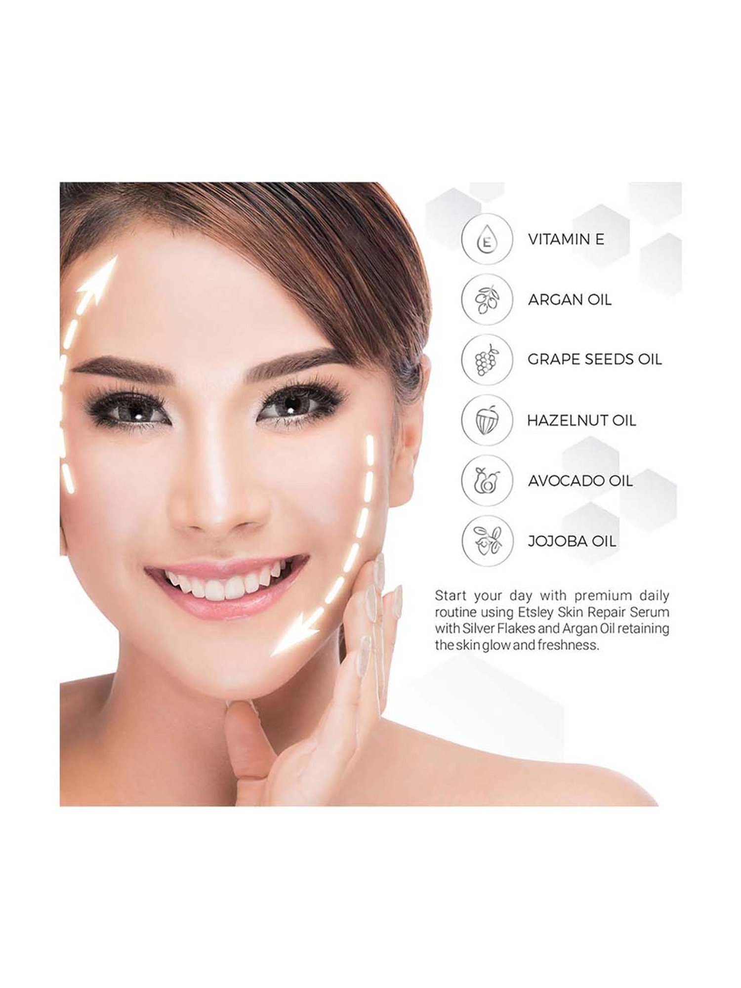 ETSLEY Argan Oil Skin Repair Serum - 20 ml