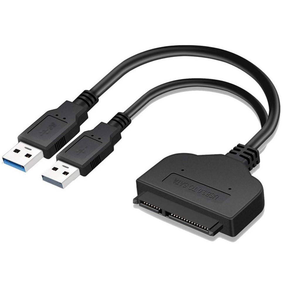 SATA to USB 3.0 Converter USB 3.0 SATA III Hard Drive Adapter Cable for 2.5in SSD & HDD with Extra USB Power
