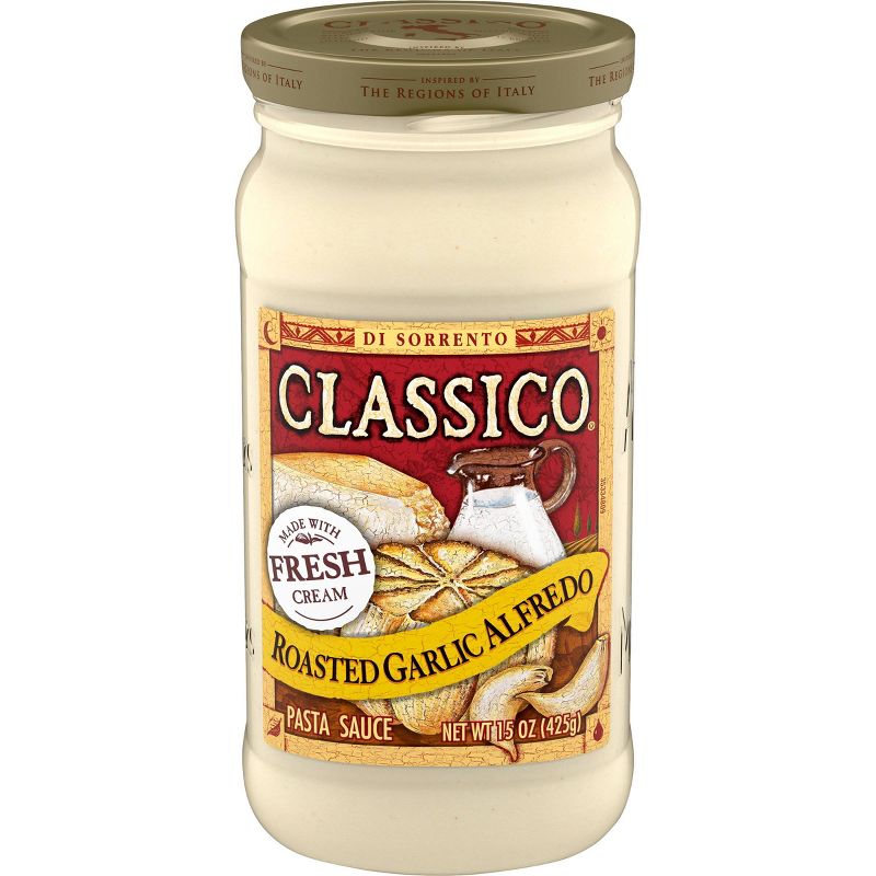 Classico Roasted Garlic Alfredo Pasta Sauce - 15oz