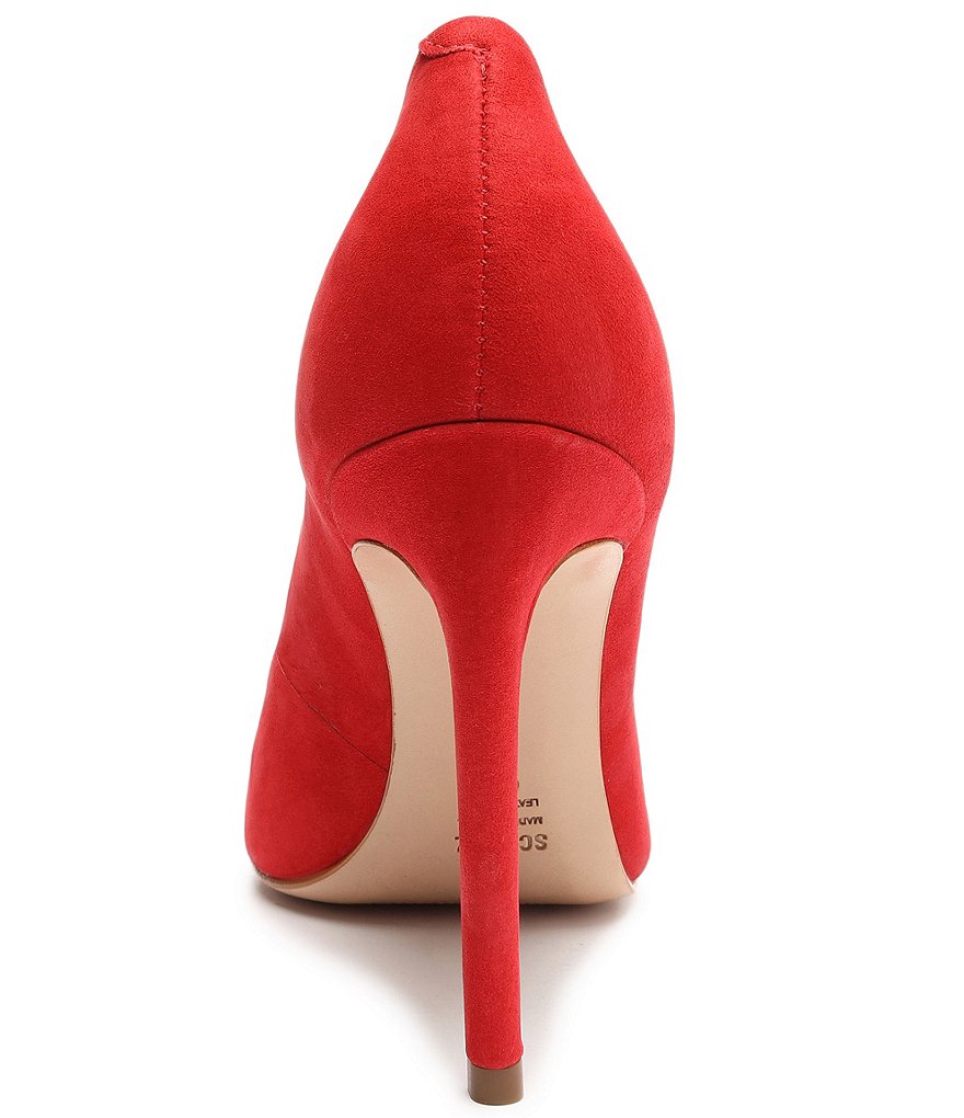 Schutz Lou Suede Pointed Toe Pumps