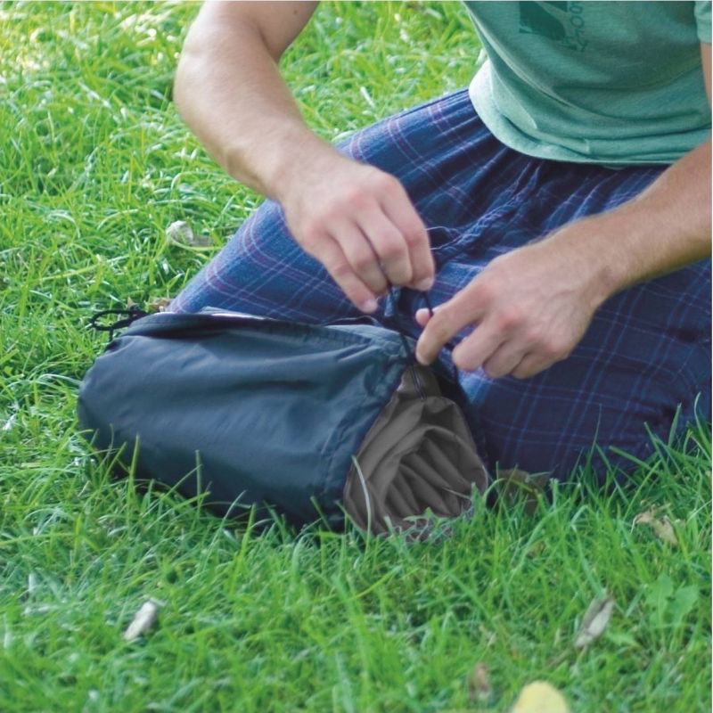 Living iQ Inflatable Portable Small Travel Size Kids Toddler Sleeping Blow Up Air Bed Mattress with Electric Pump and Headboard, Marvel Avengers