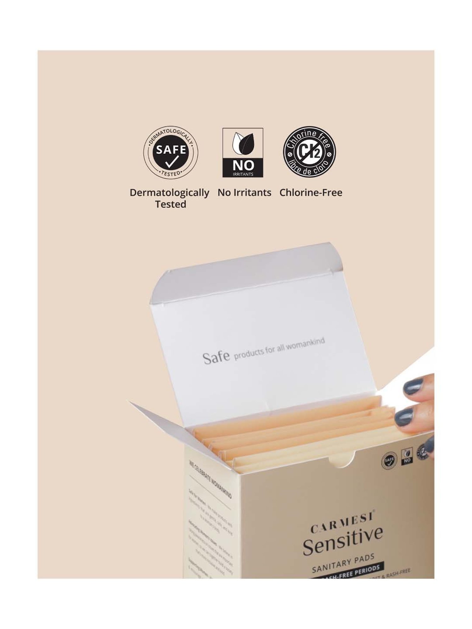 CARMESI Sensitive - 10 Pads - 10 XL