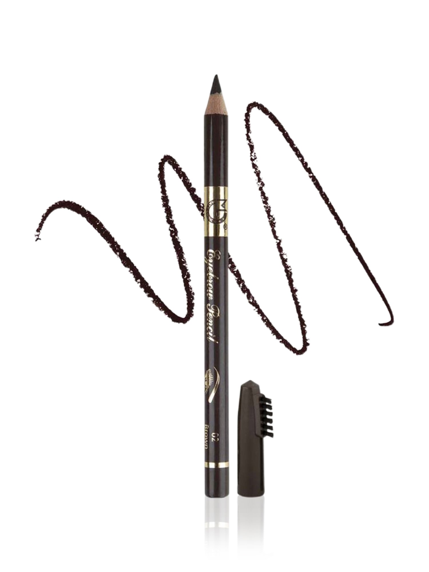 Matt Look Professional Stylist Eyebrow Pencil 02 Brown - 1.2 gm