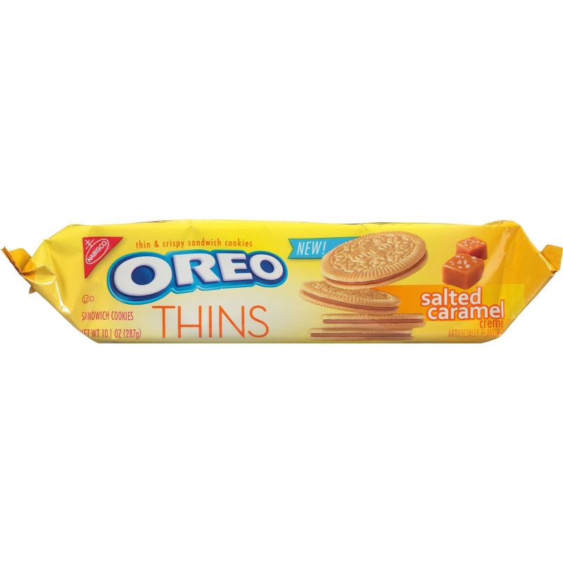 Oreo Thins Salted Caramel Crème Sandwich Cookies - 10.1oz