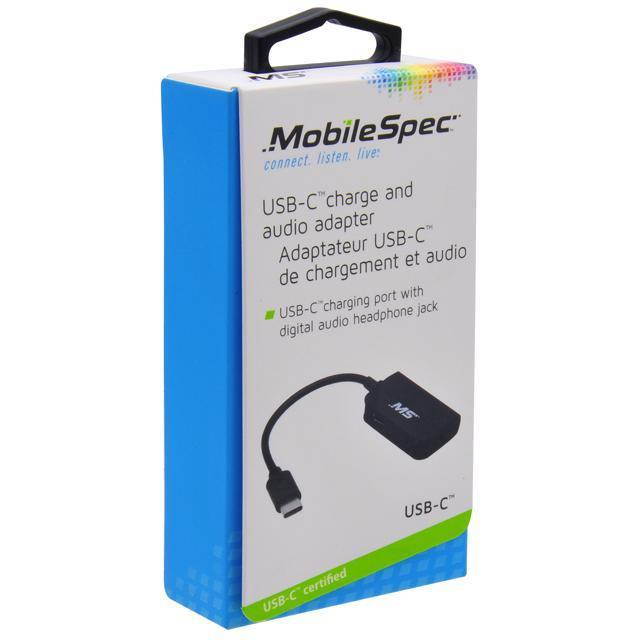 MobileSpec MBS05102 USB-C Charge & Audio Adapter