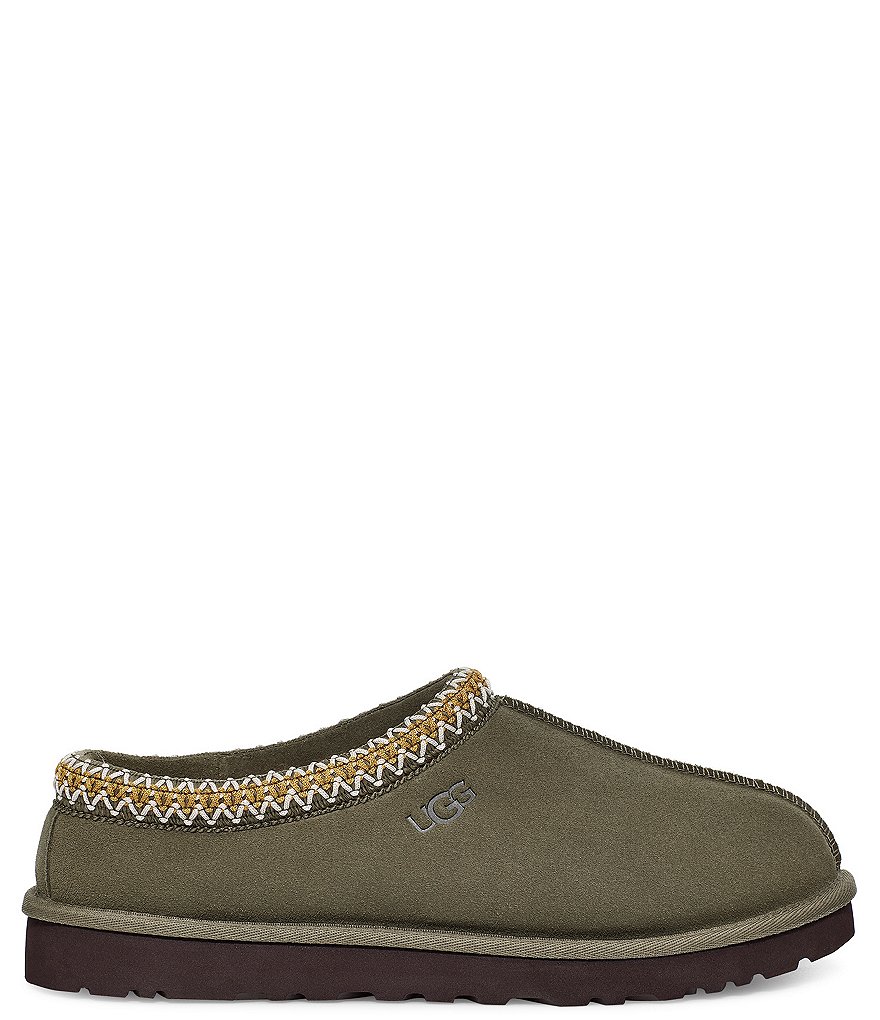 UGG&reg; Men's Scuff Logo Suede Slippers