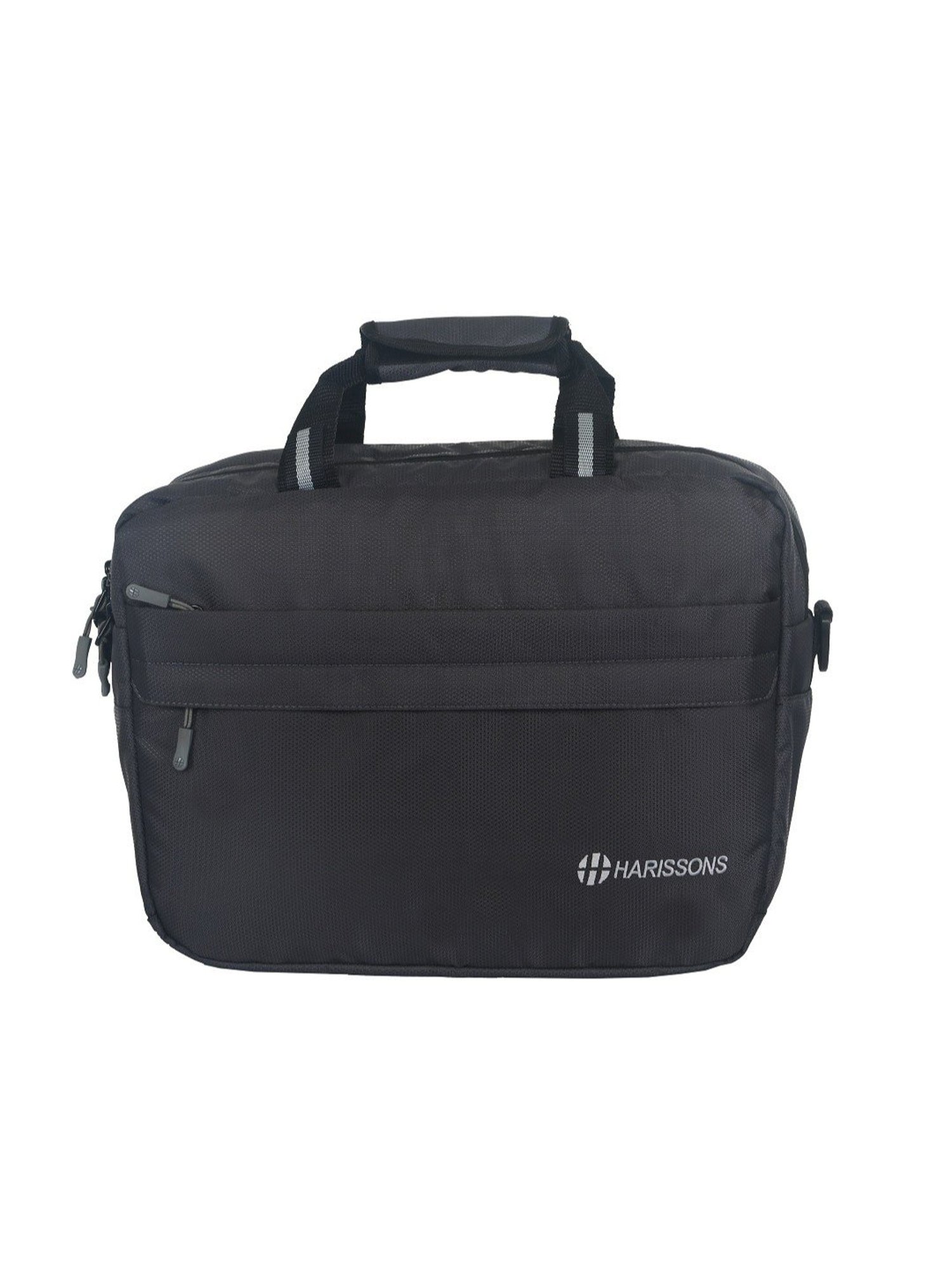 Priority Black Synthetic Large Messenger Bag