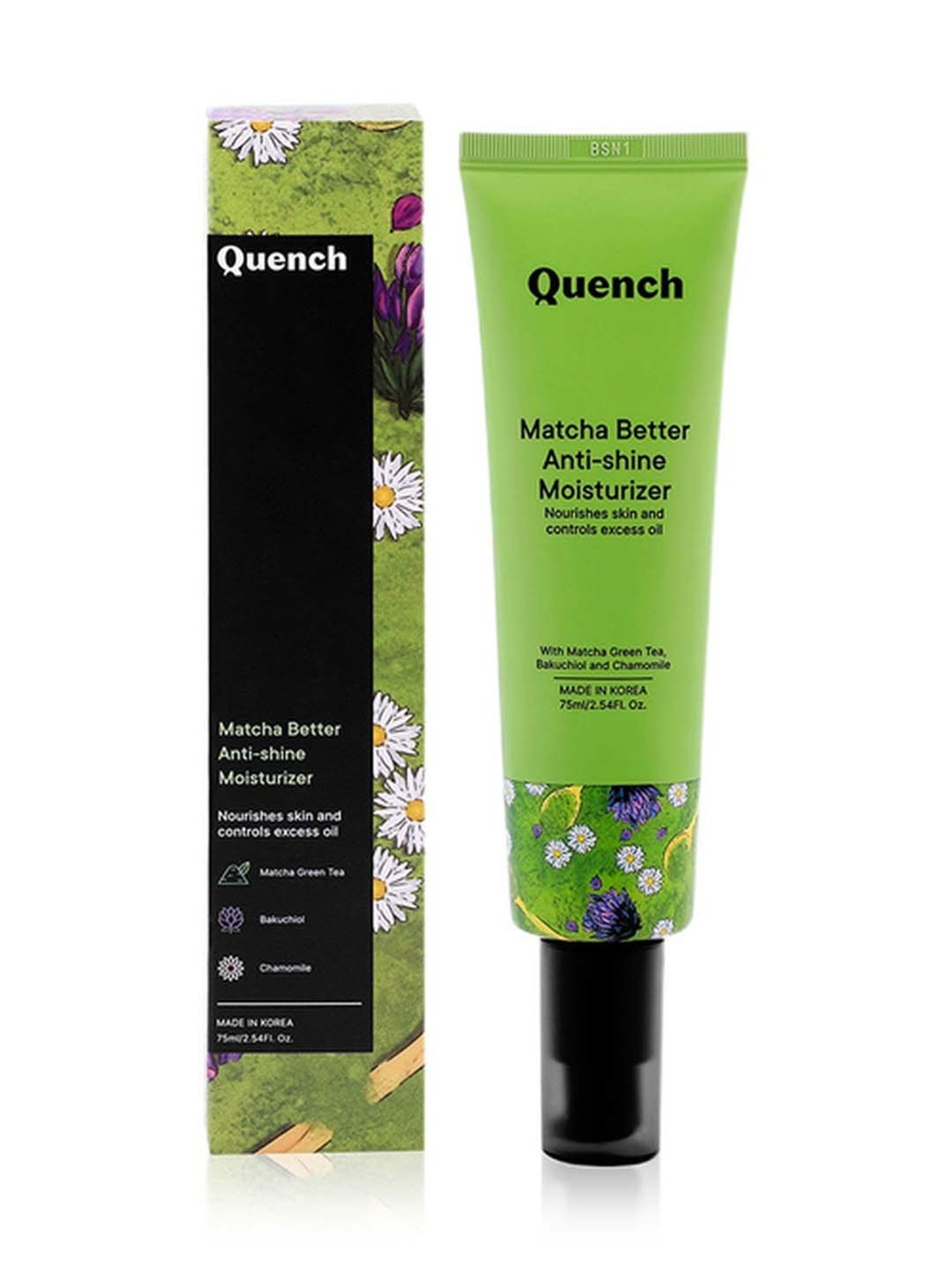Quench Botanics Matcha Better Anti-Shine Moisturizer - 75 ml