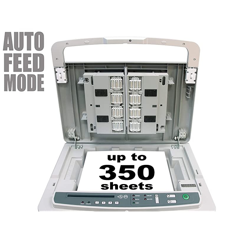 AutoShred 350-Sheet Auto Feed Microcut Paper Shredder - Heavy Load