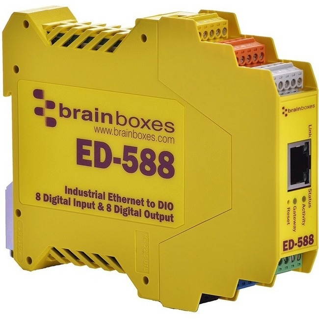 Brainboxes ED-588 Ethernet to Digital IO 8 Inputs + 8 Outputs