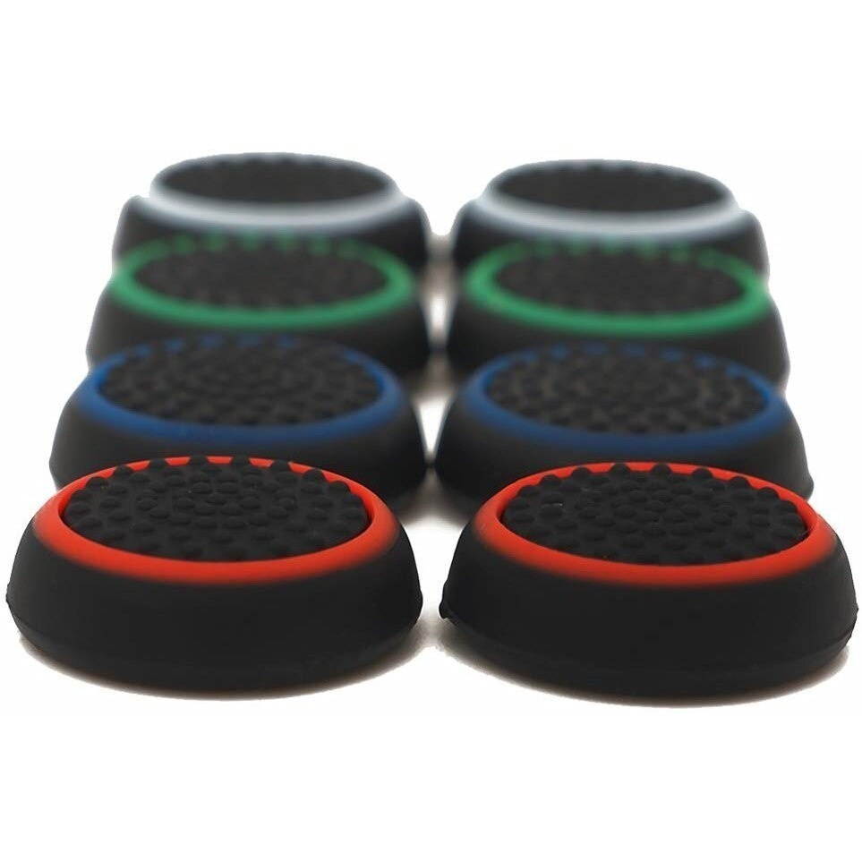 8 Pairs Thumb Grips Silicone Thumb Stick Noctilucent For PS3 /PS4/PS2/ /Xbox-360 /Xbox-One Analog Stick Caps Replacement