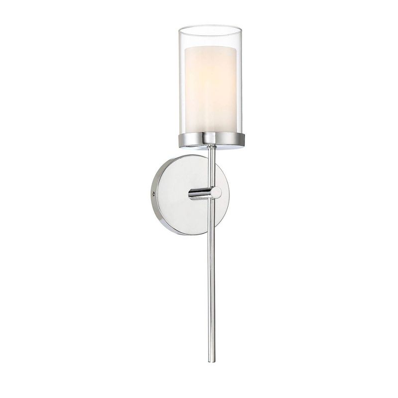 Wall Lights Sconce Chrome - Aurora Lighting